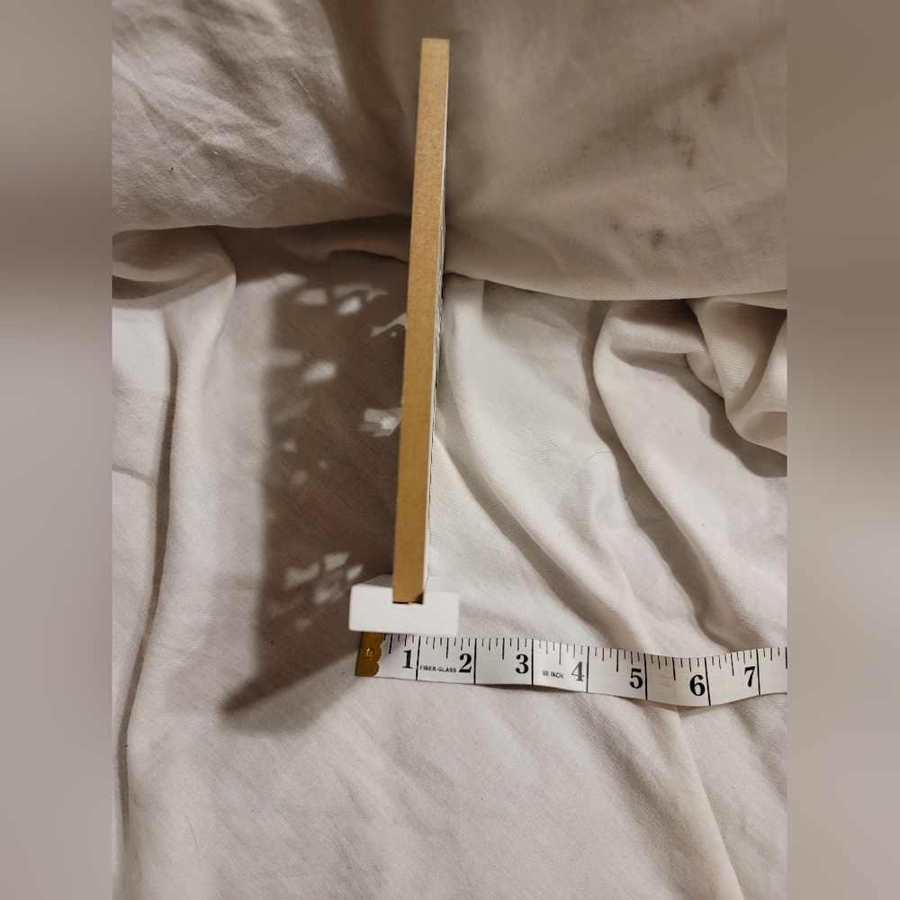 NWT SPINNING ROTATING INSPIRATIONAL SIGN STAND CROSS PRAYER GRATITUDE GI… - Picture 6 of 7